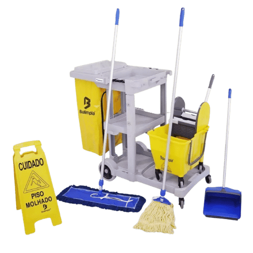 Kit para limpeza profissional n� 3 amarelo - NYKT03
