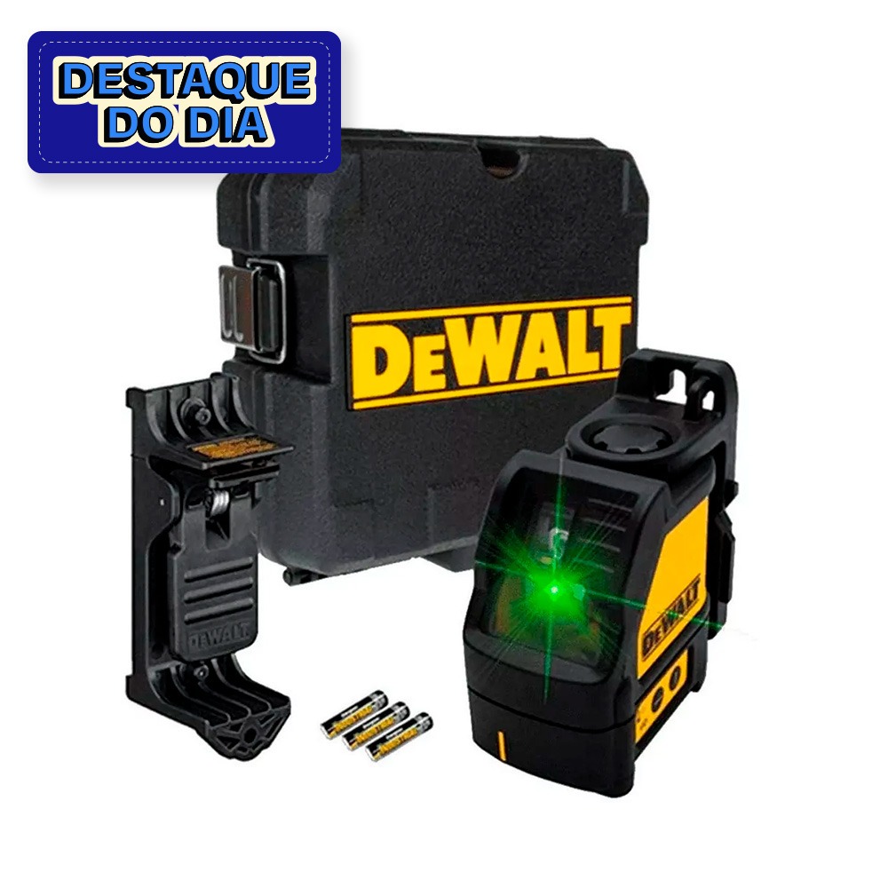 N�vel a laser verde 2 linhas alcance de 30 metros 
