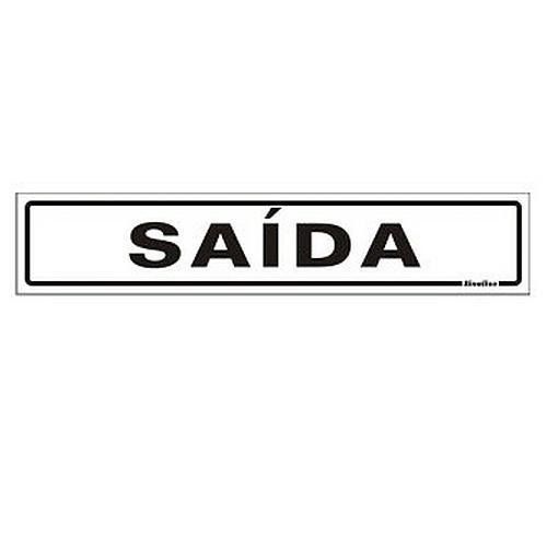 Placa sinalizadora em poliestireno 