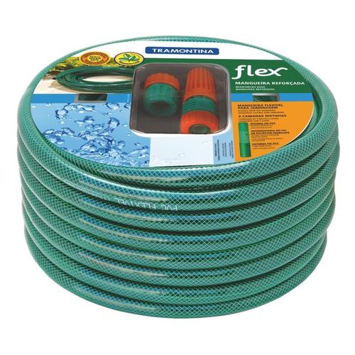 Mangueira para jardim com esguicho e engates 10 m verde - 79172100