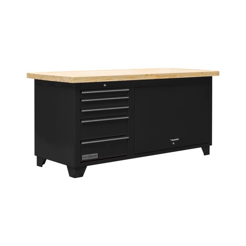 Bancada fechada com 5 gavetas e 1 porta retr�til - RLL-217AP