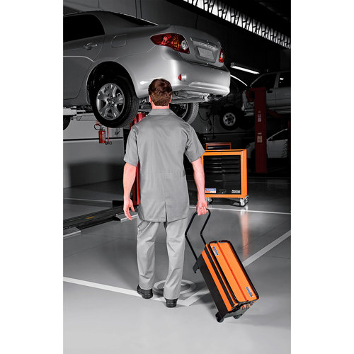 Caixa de ferramentas profissional com rodas 65 pe�as - Cargobox