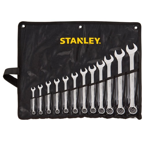 Jogo de chave combinada de 6 a 22 aço cromo vanádio com 12 peças Jogo de chave combinada de 6 a 22 aço cromo vanádio com 12 peças