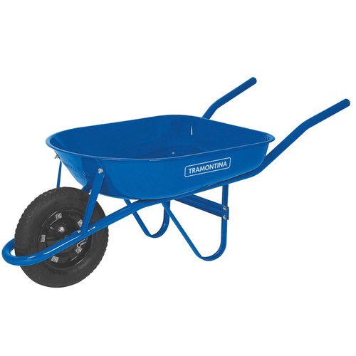 Carrinho de mão caçamba metálica rasa 50 litros Carrinho de mão caçamba metálica rasa 50 litros