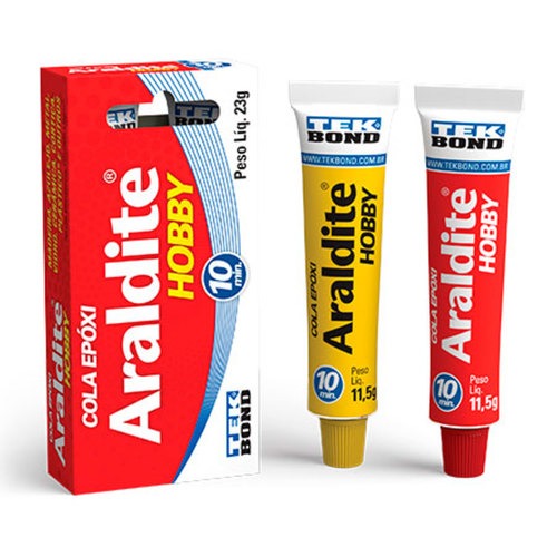 Cola epóxi Araldite hobby 23g Cola epóxi Araldite hobby 23g