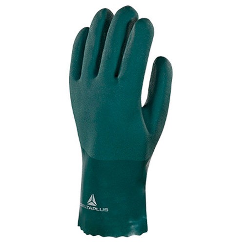 Luva de pvc �spera 25 cm verde G - PVCGRIP25