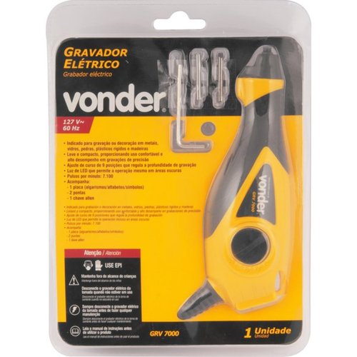 Lápis gravador elétrico 7.100 rpm - GRV7000 220V Lápis gravador elétrico 7.100 rpm - GRV7000 220V
