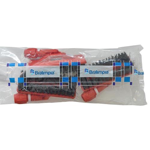 Escova refor�ada com suporte com 3 pe�as - Limpa tudo