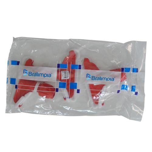Garra euro pl�stica para mop �mido com 3 pe�as - MVGE211E