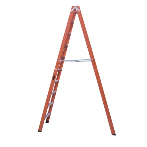 Escada tesoura dupla em fibra de vidro 10 degraus 3 m - ESC10300