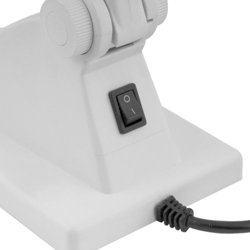Lupa 90mm articulada com LED e base para bancada 110V/220V Lupa 90mm articulada com LED e base para bancada 110V/220V
