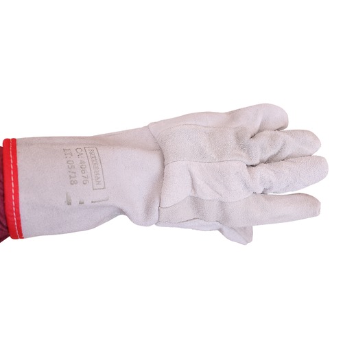 Luva de raspa com refor�o 15 cm - RLL-LR15