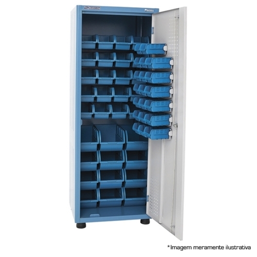 Arm�rio organizador gaveteiro com 52 gavetas mistas porta de a�o - AM-50 