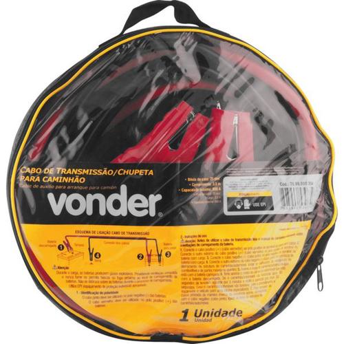 Cabo para transfer�ncia de carga para caminh�o 800A  25 mm x 3,5 m