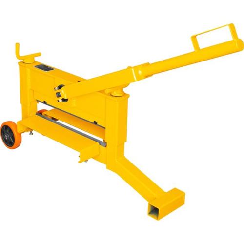 M�quina manual para cortar bloco