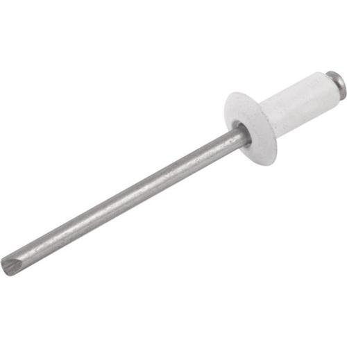 Rebite de repuxo 3,2 x 12 mm branco 312 c/ 1000 pe�as