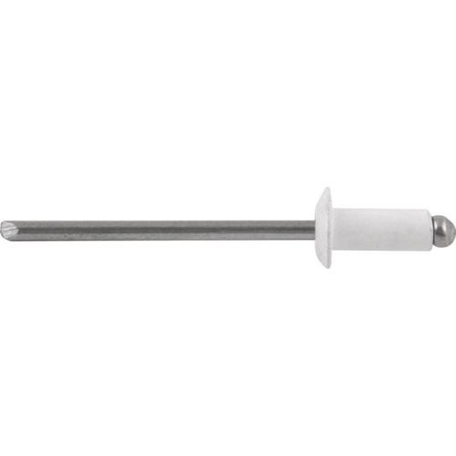 Rebite de repuxo 4,0 x 10 mm branco com 1000 pe�as 410