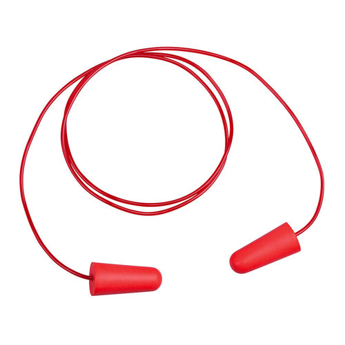 Protetor auditivo de espuma tipo plug com cord�o