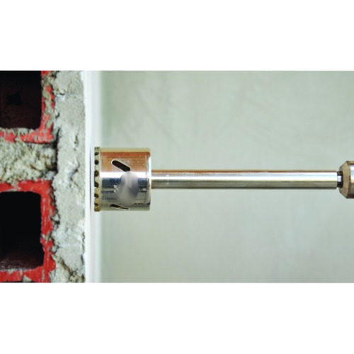 Serra copo diamantada 25 mm com haste de 6