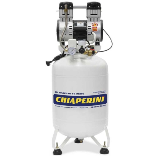 Compressor de ar odontol�gico 10 p�s 60L 2 hp monof�sico - 10BPO RCV 60L  220V