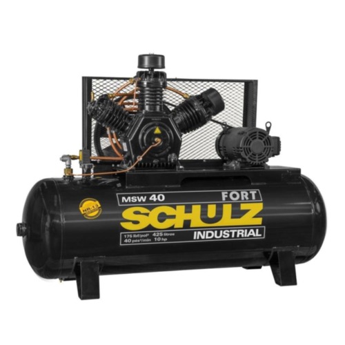 Compressor de ar 40 p�s 425L 10 hp 175 lbs trif�sico MSW40I/425 - FORT