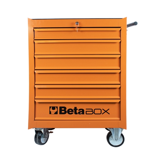 Carrinho para ferramentas 6 gavetas laranja - CO4-BOX Carrinho para ferramentas 6 gavetas laranja - CO4-BOX