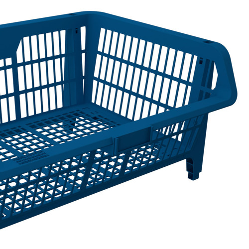 Cesto expositor 570 x 280 x 420 mm azul 5 pe�as - Pr�tico