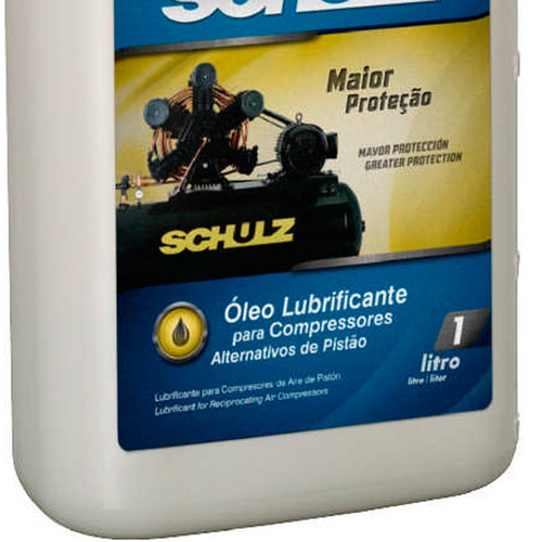 Kit �leo lubrificante mineral para compressores 2 Litros - MS LUB