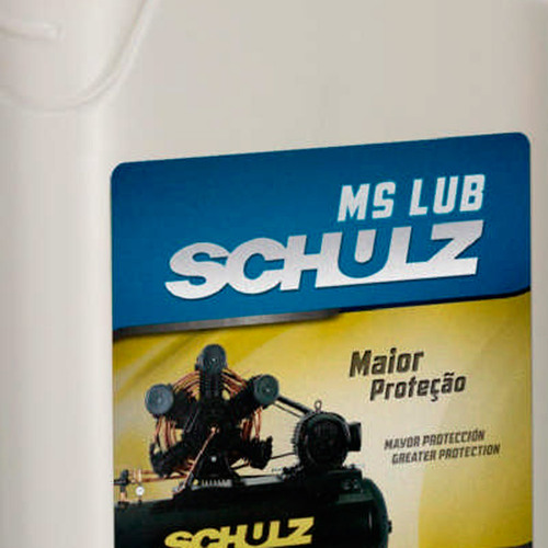 Kit �leo lubrificante mineral para compressores 2 Litros - MS LUB