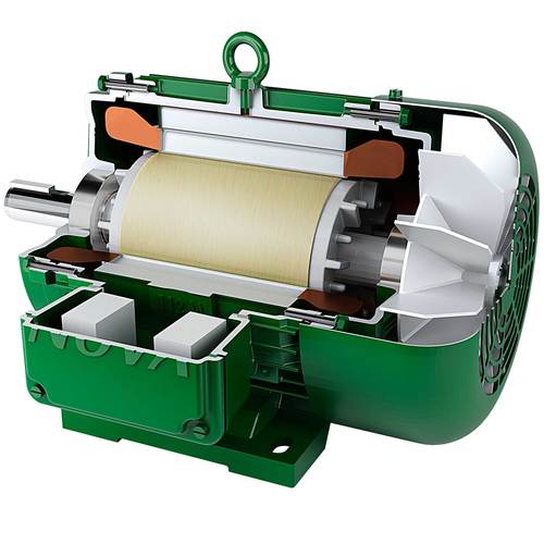 Motor el�trico 3 hp 2 polos blindado IP56 trif�sico - Premium IR3