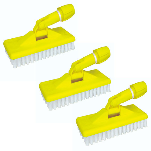 Escova macia com suporte com 3 pe�as - Limpa tudo