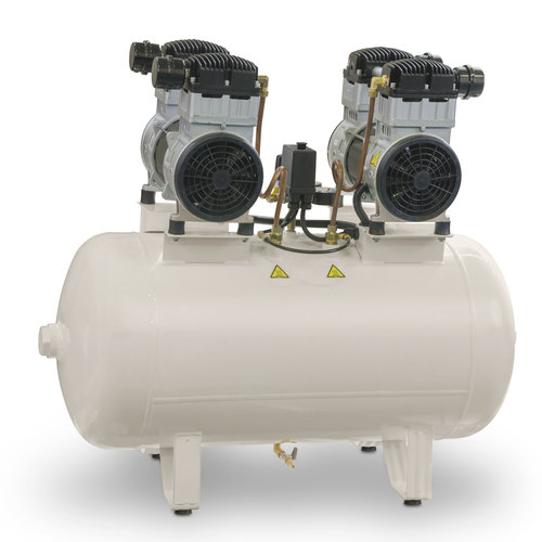 Compressor de ar odontol�gico 18 p�s 100 litros 2 x 1,5 hp - CSD18/100  220V