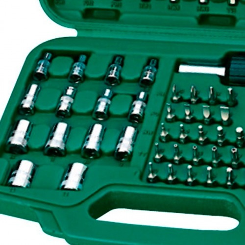 Jogo de soquete sextavado 3,5 a 14 mm e bits encaixe 1/4 Jogo de soquete sextavado 3,5 a 14 mm e bits encaixe 1/4