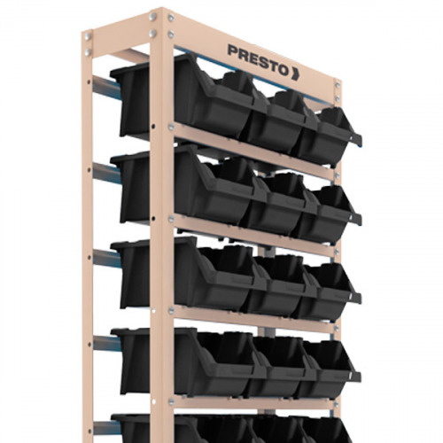 Estante met�lica com 27 gavetas n� 5 preta - 43009