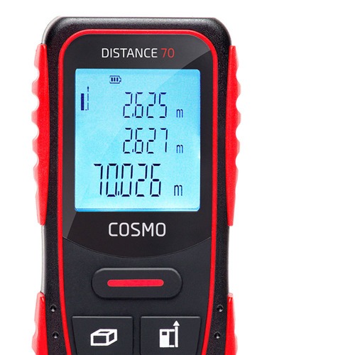 Trena a laser com leitura de at� 70 metros - Cosmo
