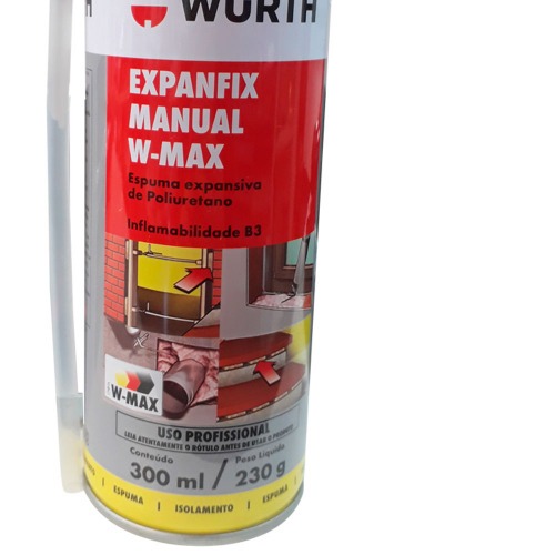 Espuma expansiva de poliuretano 300 ml - EXPANFIX W-MAX 