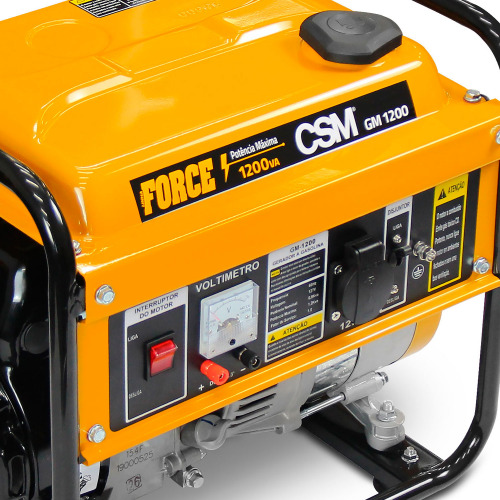 Gerador de energia 1,2 kva a gasolina monof�sico partida manual - GM 1200  220V