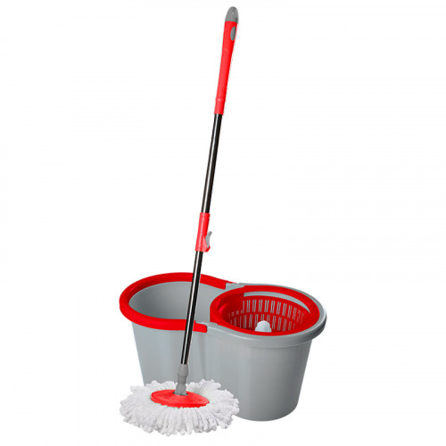 Balde espremedor com mop giratório capacidade 14L Balde espremedor com mop giratório capacidade 14L