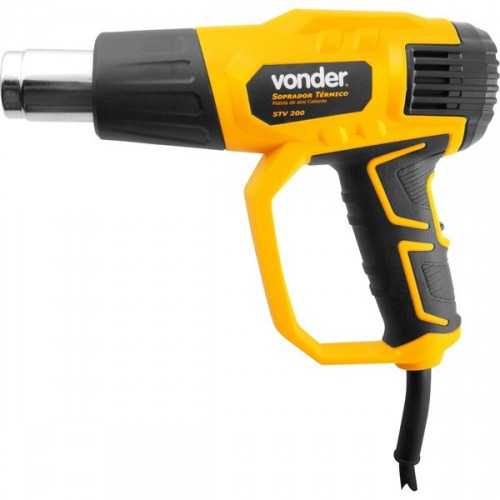 Soprador térmico 2000W 50 a 550 °C 3 estágios com acessórios - STV 200 220V Soprador térmico 2000W 50 a 550 °C 3 estágios com acessórios - STV 200 220V