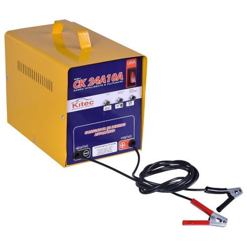Carregador de bateria port�til 12/24V 10A - CK24A10A  110V/220V
