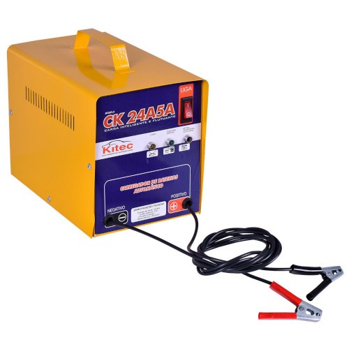 Carregador de bateria port�til 12/24V 5A- CK24A5A  110V/220V