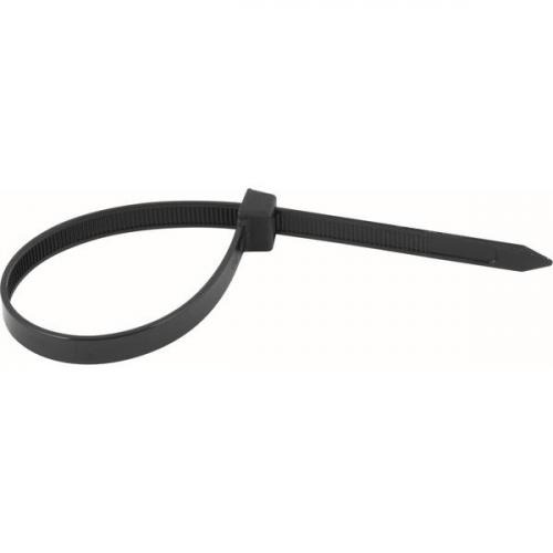 Abra�adeira de nylon 280 x 9 mm preta com 10 pe�as