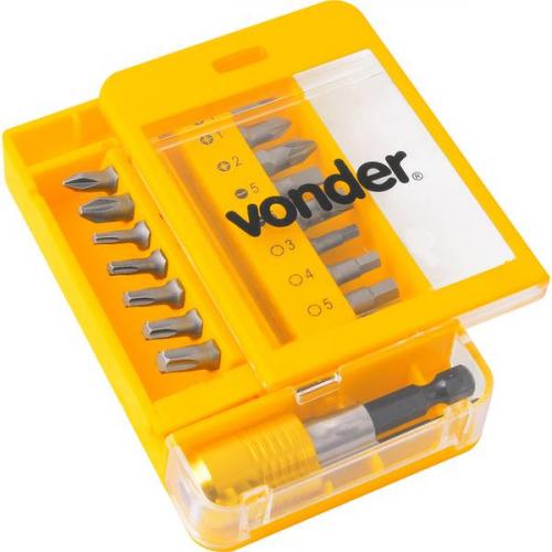 Jogo de bits encaixe sextavado 1/4