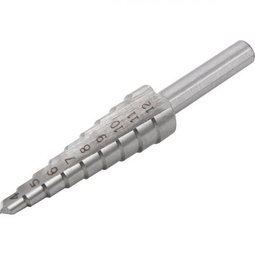 Broca de a�o r�pido escalonada 4 mm a 12 mm  