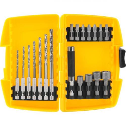 Jogo combinado brocas e bits com 19 pe�as 