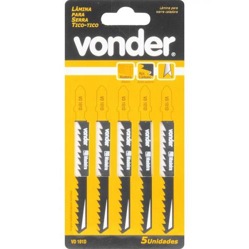L�mina serra tico-tico para madeira com 5 pe�as 
