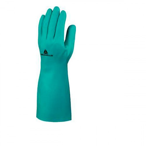 Luva de látex nitrílica flocada 40 cm M/G - NITREX VE840 Luva de látex nitrílica flocada 40 cm M/G - NITREX VE840