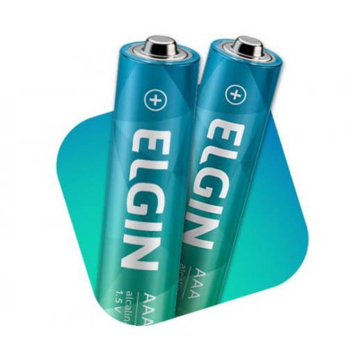 Pilha alcalina palito AAA com 2 unidades 