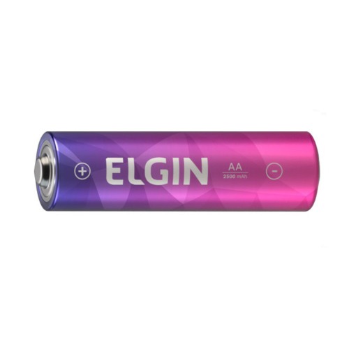 Pilha recarregável AA 2.700 mAh com 2 unidades Pilha recarregável AA 2.700 mAh com 2 unidades