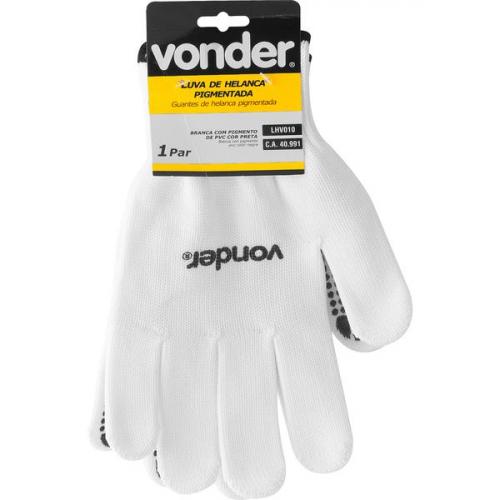 Luva de helanca pigmentada encartelada  